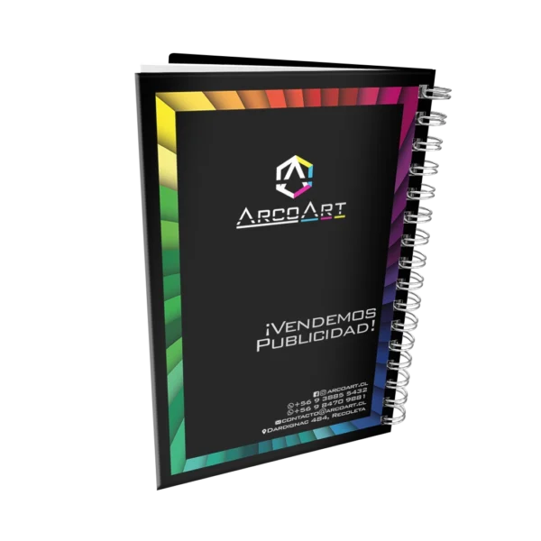 Cuaderno Tapa Dura cONTRA PORTADA
