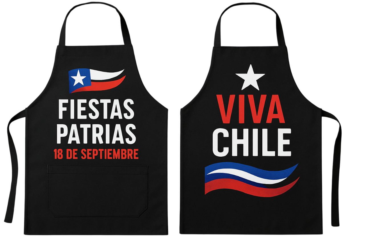 Delantal para fiestas patrias